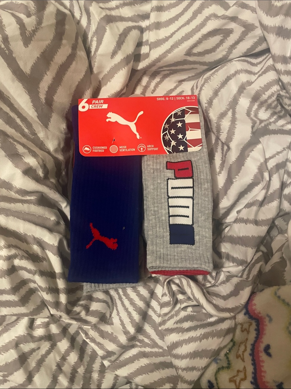 Puma Men's USA Crew Socks